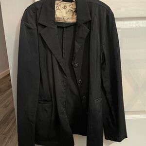 Equine Couture Stretch Black English Riding Jacket Women’s 10 Button up